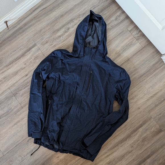 32 Degrees Packable Zip-up waterproof shell - size Medium - Indigo Blue - Picture 6 of 12